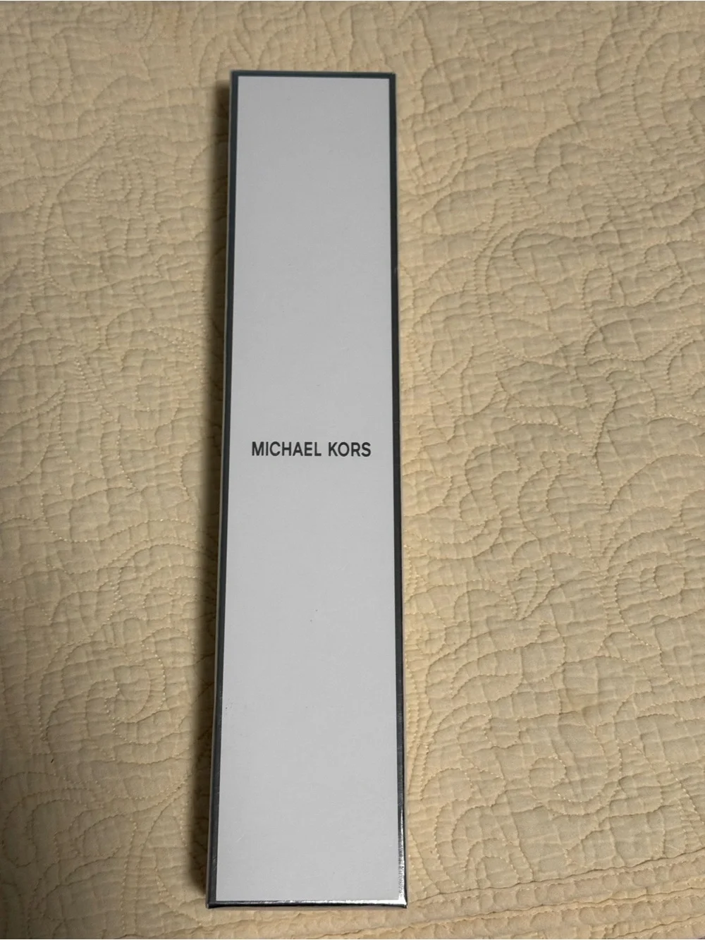 Michael Kors “Mimosa” orange Rope Bag Charm/Keychain with Gold Ring and MK charm